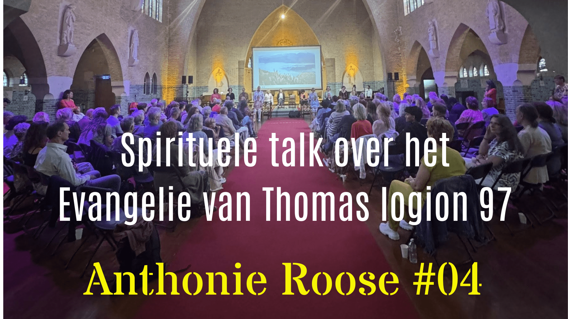 Inspiratietalk over Evangelie van Thomas logion 97 | Sprituele viering Eemklooster Amersfoort 1 juni 2025 | Anthonie Roose #04